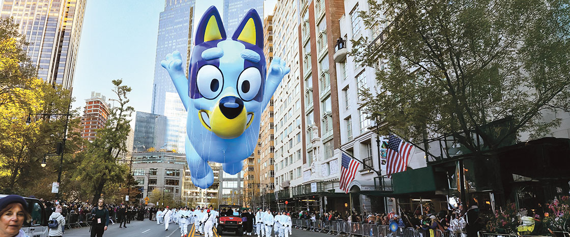 Photo of Bluey float parade